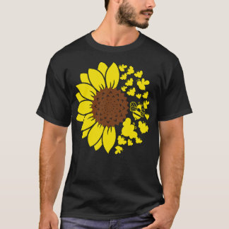 bee on a sunflower 36 T-Shirt