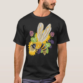 BEE ON A SUNFLOWER 39 T-Shirt