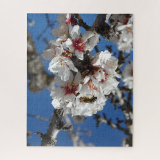 Bee on Almond Blossom 520 Count Hard Puzzle