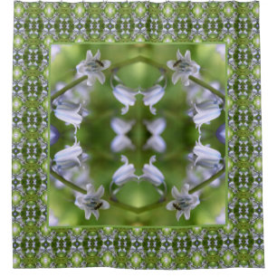 Bee On Bluebell Flower Abstract 