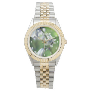 Bee On Bluebell Flower Personalized  Watch