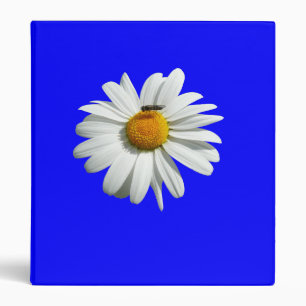 Bee on Daisy Alaskan Summer Nature Photo Binder