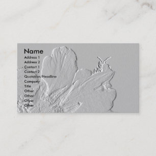 Bee on Flower Petals Design Business Card