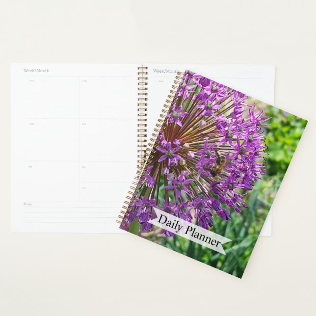 Bee on Flower Planner (Display)