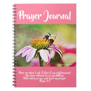 Bee On Flower Prayer Journal