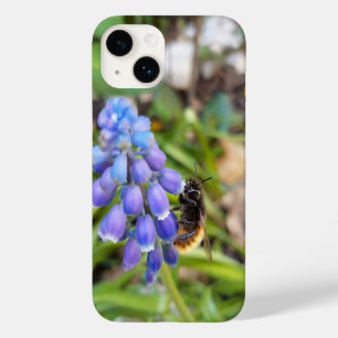 Bee on Muscari Armeniacum , Grape Hyacinth Case-Mate iPhone 14 Case