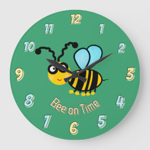 Bee on Time! – Funny Large Clock