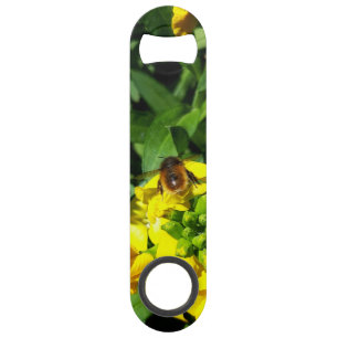Bee on Yellow Flowers Bar Key