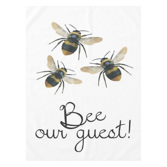 Bee our guest | Bee Blanket Tablecloth (Front)