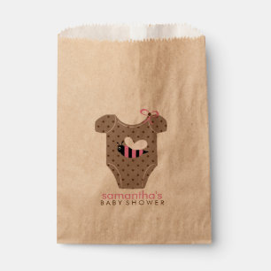 Bee Outfit Girl Baby Shower Favour Bag