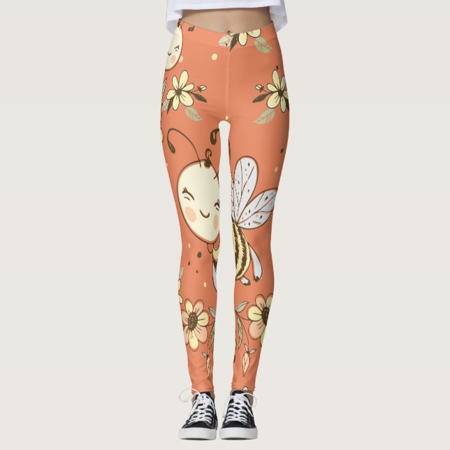 Bee Painting Leggings (Front)