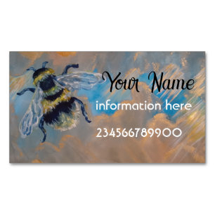 bee painting          	Magnetic business card