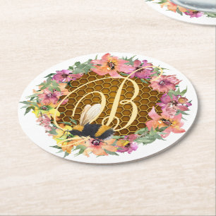 Bee Paper Coaster