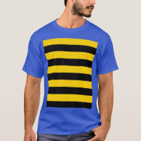 Bee pattern black and yellow stripes Graphic