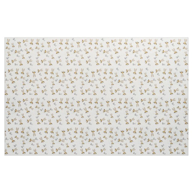 bee pattern fabric (Fat Quarter)