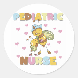 Bee Pediatric Nurse Stickers