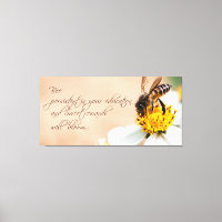 Bee Persistent in Education and Bloom Quote Photo