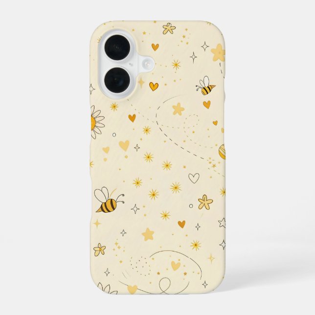 Bee phone case  (Back)