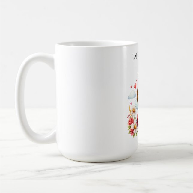Bee Pilot Birthday Coffee Mug (Left)