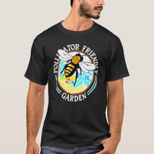 Bee Pollinator Friend Garden Beekeeper Gardening T-Shirt