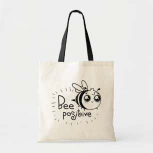 Bee Positive Tote Bag