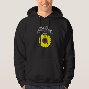 Bee Queen On A Sunflower Hoodie