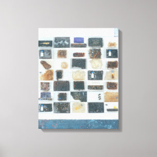 Bee resin casts canvas print