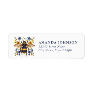Bee Return Address Labels
