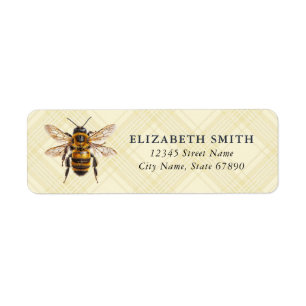 Bee Return Address Labels