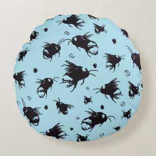 Bee Round Cushion Cute Birthday Gift for Mom