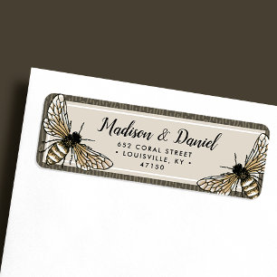 Bee Rustic Umber Elegant Vintage