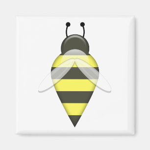 Bee Series 1 Square Magnet