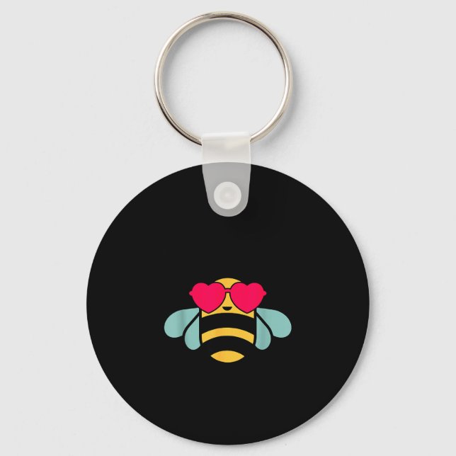Bee-shirt Girls Bumble Bee Kind Toddler Kids Cute  Keychain (Front)