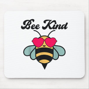 Bee-shirt Girls Bumble Bee Kind Toddler Kids Cute Mouse Pad