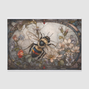 Bee Stained Glass Tissue Paper