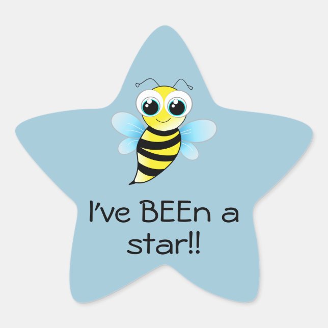 Bee Star Sticker (Front)
