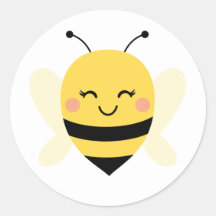 Bee Sticker Envelope Seal for Baby Shower Invites