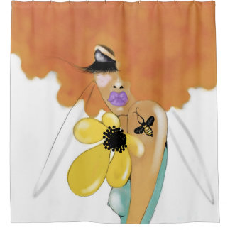 BEE STILL SHOWER CURTAIN