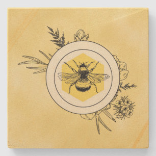 Bee Stone Coaster