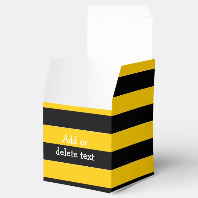 Bee Stripes Favor Box (Opened)