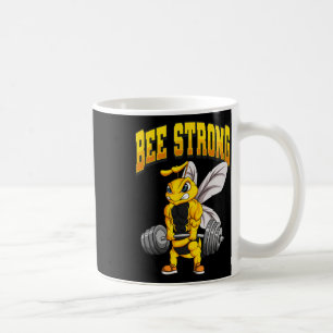 Bee Strong Gym Fitness Bodybuilding  Coffee Mug