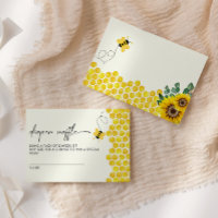Bee & Sunflower Diaper Raffle