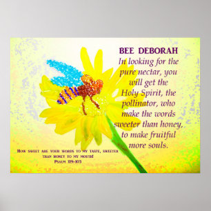 Bee Sweeter Than Honey Poster