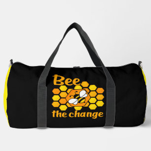 Bee The Change Honeycomb Duffle Bag