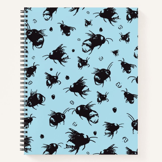 Bee thème Carnet Journal pour le don de l'enseigna (Devant)