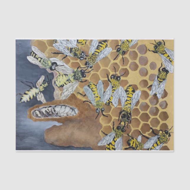 bee tissue paper (Front)