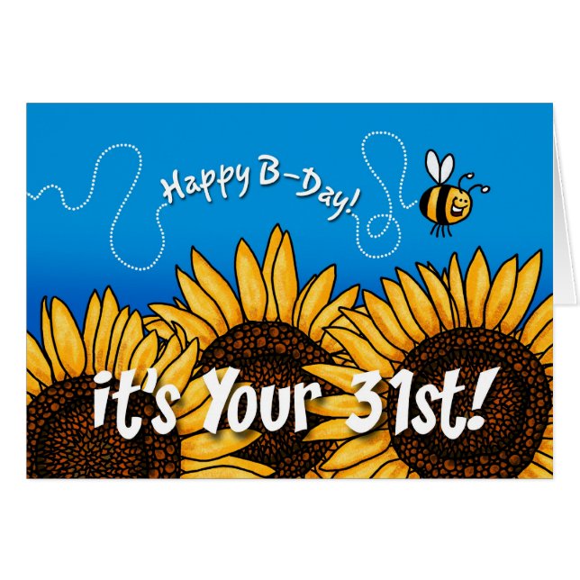 bee trail sunflower - 31 years old (Front Horizontal)