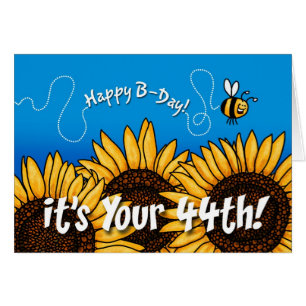 bee trail sunflower - 44 years old