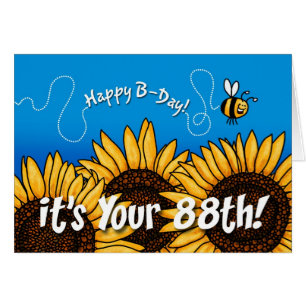 bee trail sunflower - 88 years old