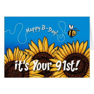 bee trail sunflower - 91 years old
